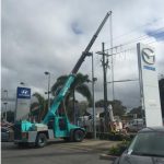 Crane Lifting on the Road — Cranes in Mackay, QLD